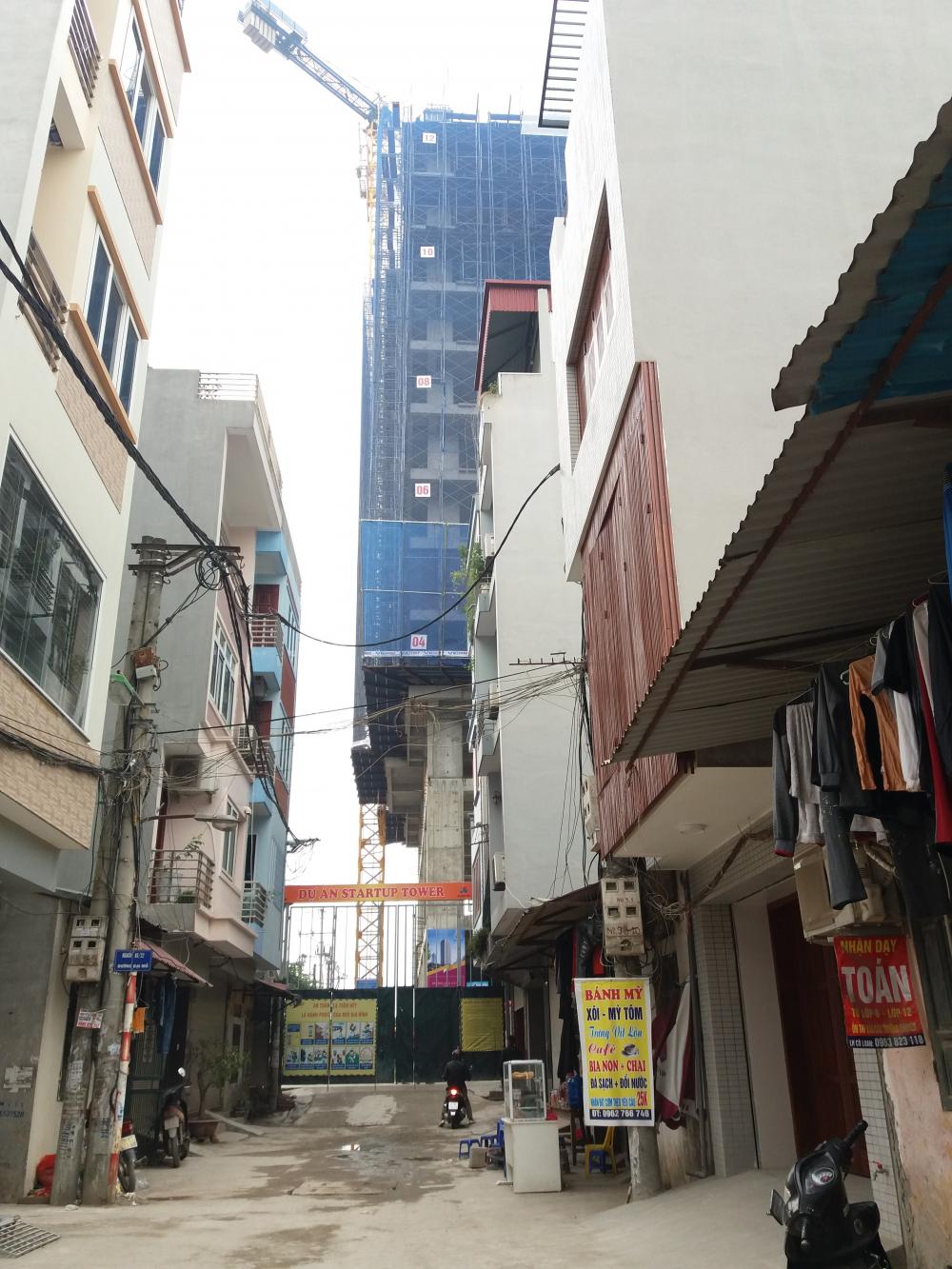 Dự án đang thi công tới mặt sàn tầng 13