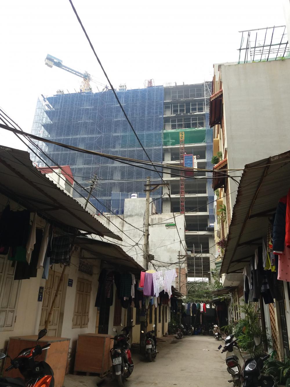 Dự án đang thi công tới mặt sàn tầng 13