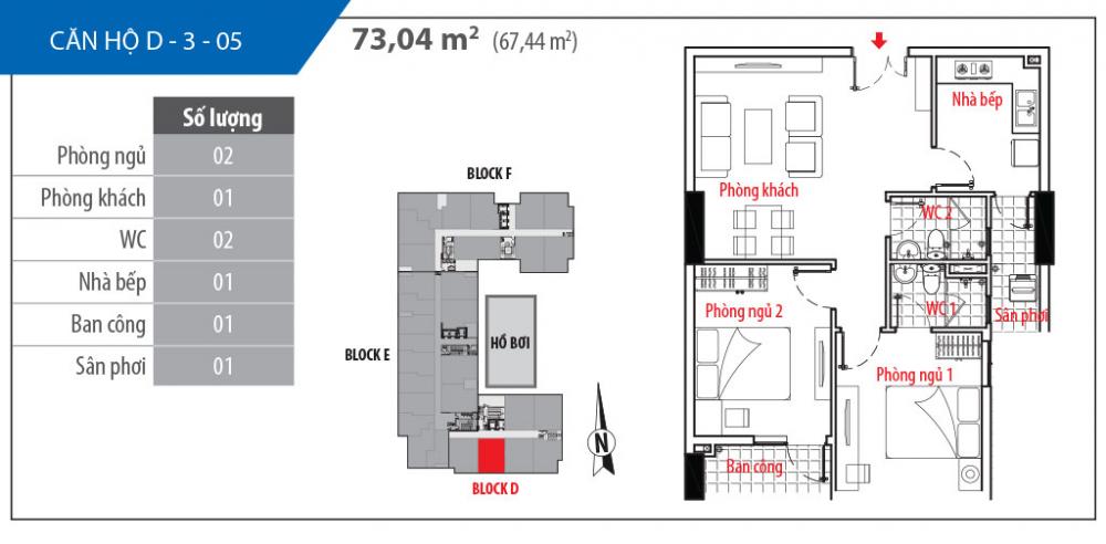 Thiết kế căn hộ D-3-05