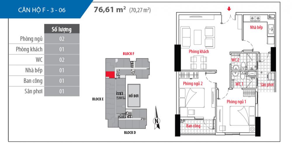 Thiết kế căn hộ F-3-06