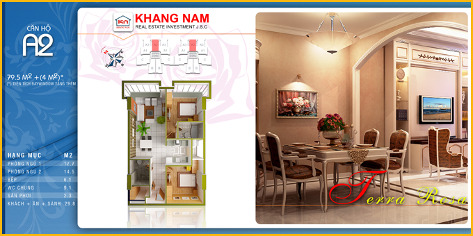 Căn hộ Terra Rosa 3