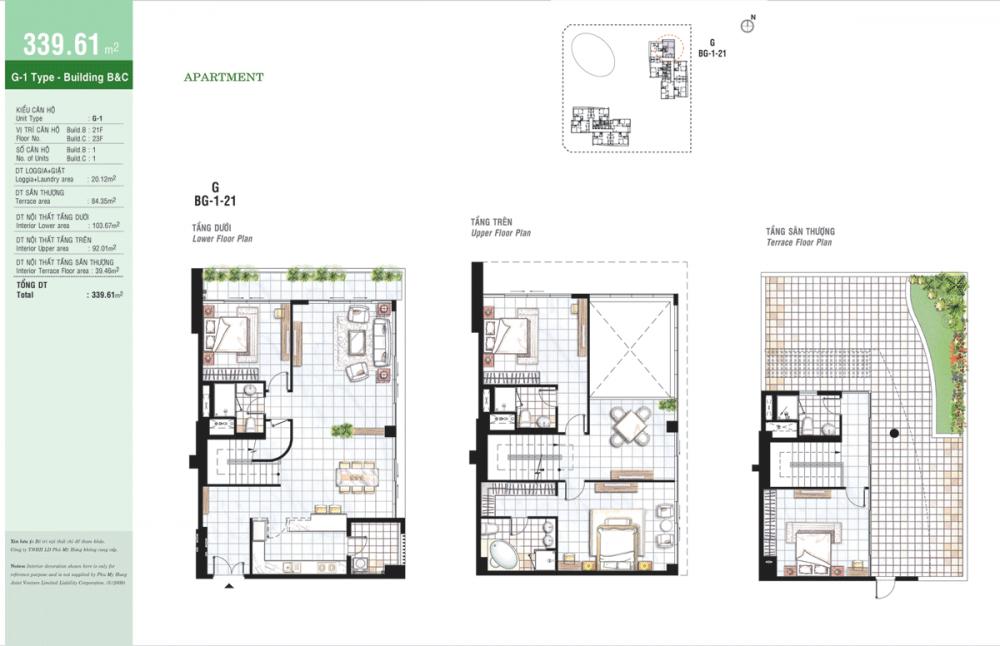 Căn hộ G - Tòa B&C