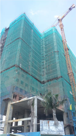 Dự án đang thi công phần thô