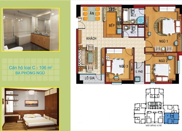 Thiết kế căn hộ C