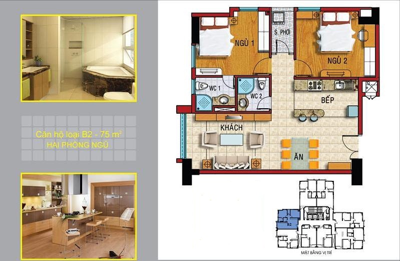 Thiết kế căn hộ B2