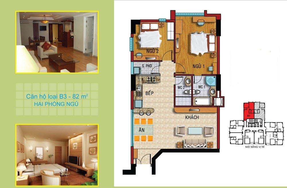 Thiết kế căn hộ B3