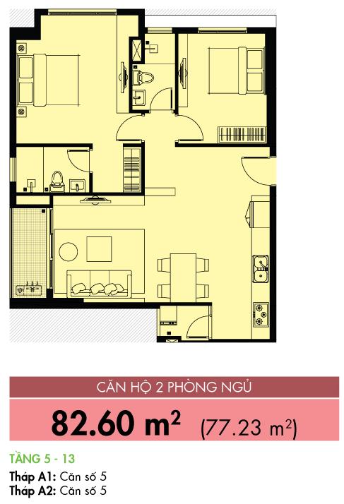 Thiết kế căn hộ 5-5