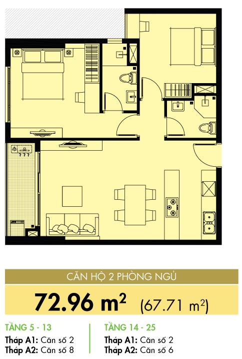 Thiết kế căn hộ 2-8