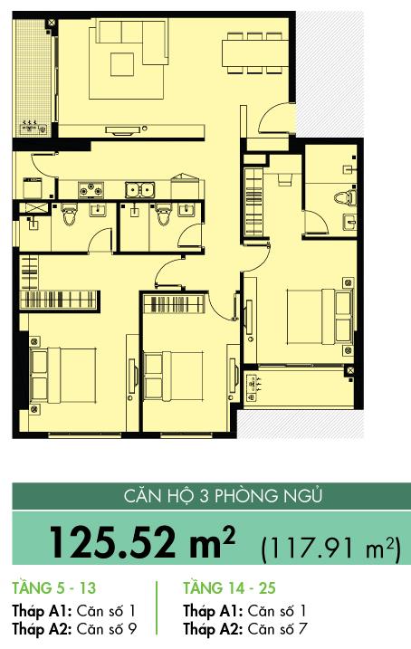 Thiết kế căn hộ 1-7