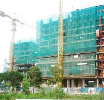 Block A đang thi công tầng 11, block B đang thi công tầng 12.