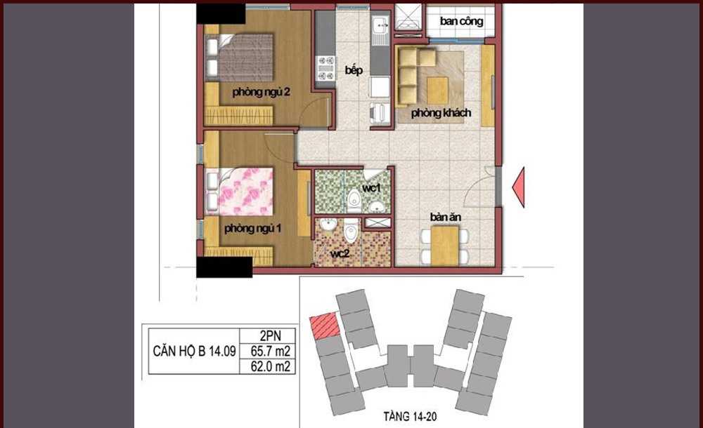 Căn hộ B 14.09