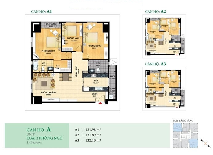 Thiết kế căn hộ A1