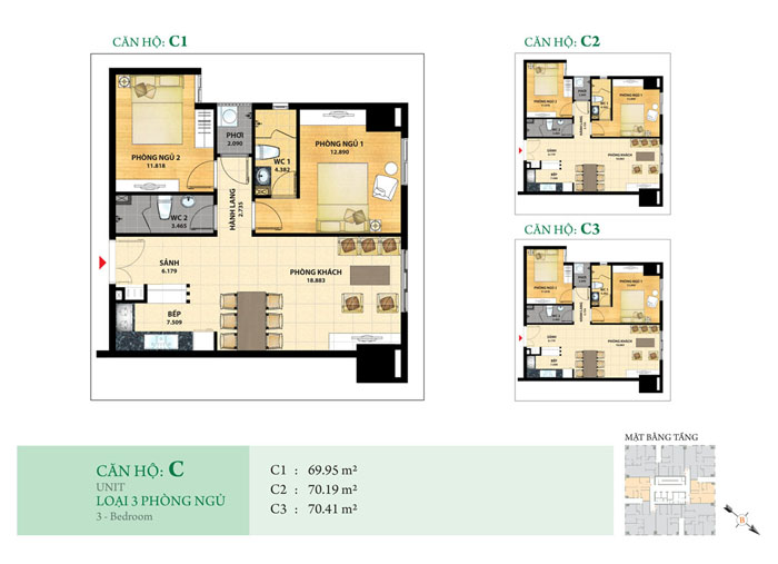 Thiết kế căn hộ C1