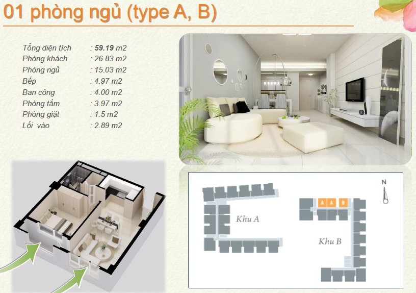 Thiết kế căn hộ B