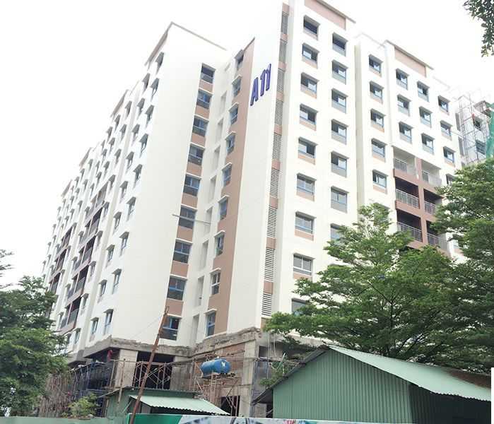 Block A11 đang hoàn thiện