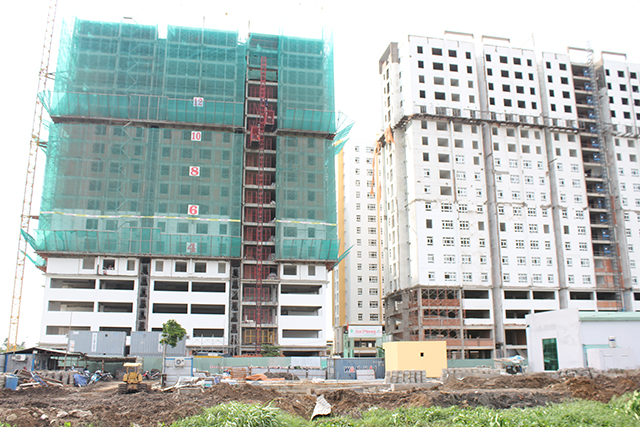 Đang thi công phần thân