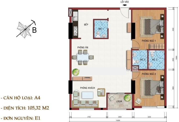 Thiết kế căn hộ A4