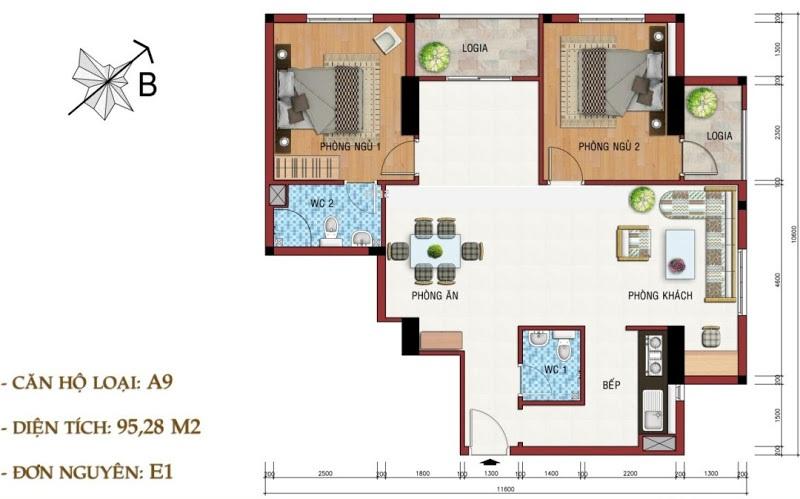 Thiết kế căn hộ A9