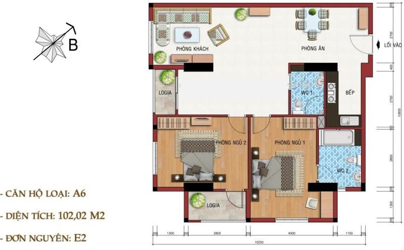 Thiết kế căn hộ A6