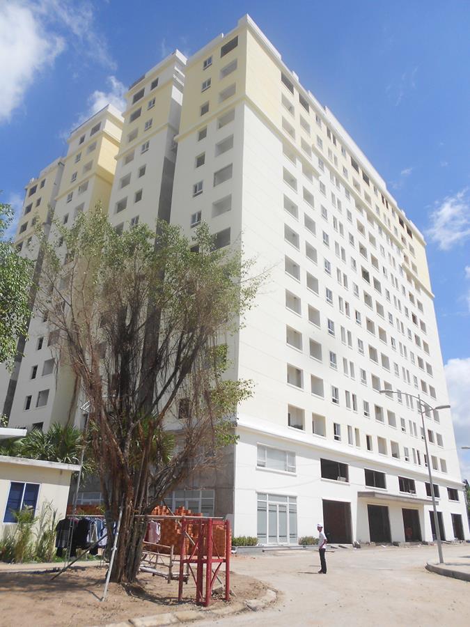 Tổng thể mặt ngoài Block 1