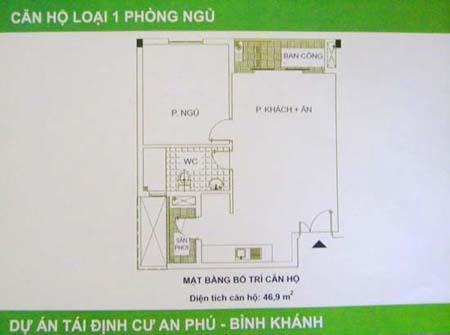 Căn hộ 1 PN