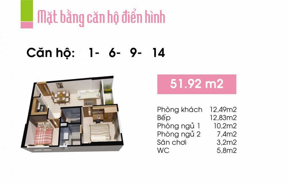 Thiết kế căn hộ 1-6-9-14