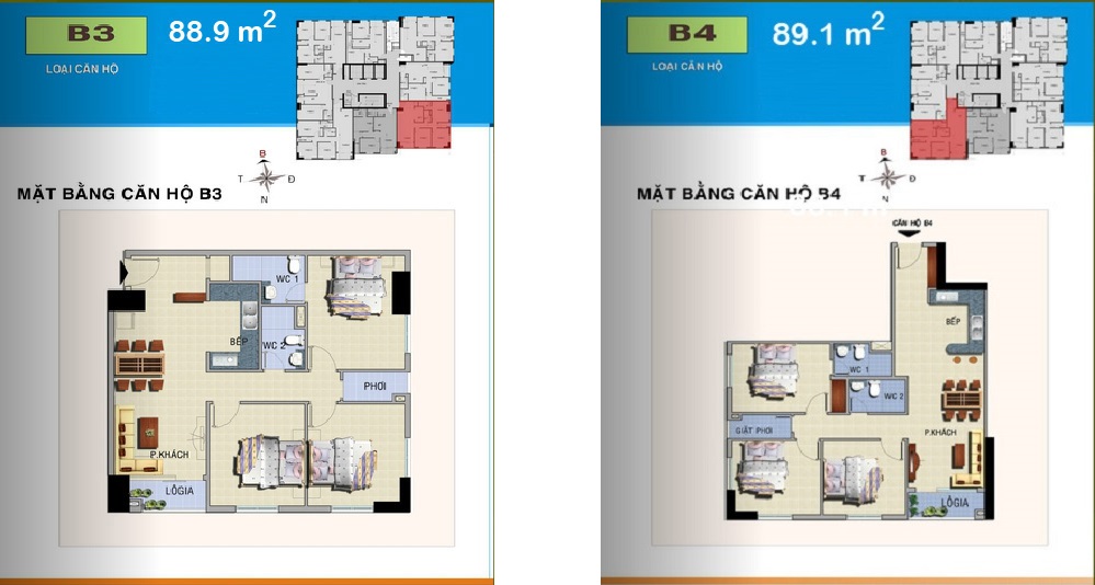 Thiết kế căn hộ B3