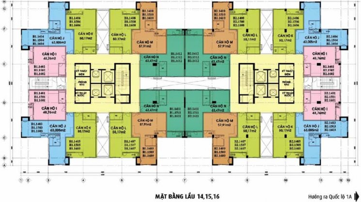 Mặt bằng tầng điển hình