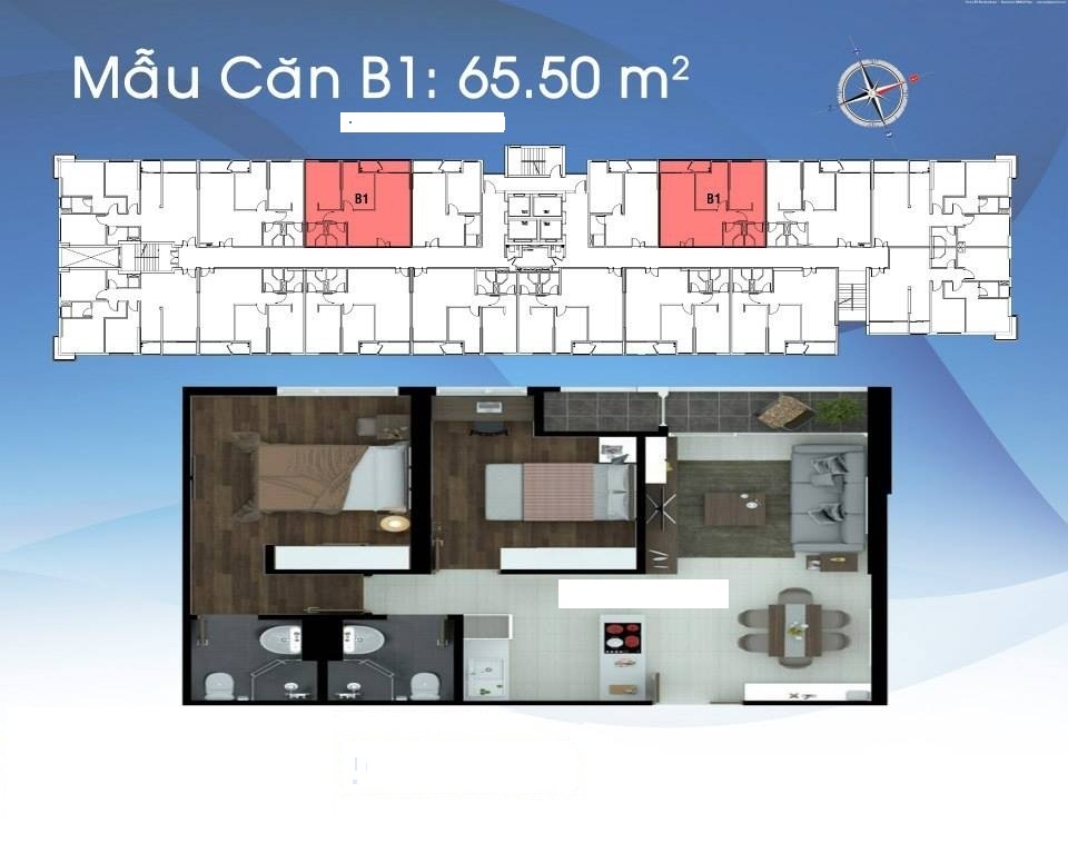 Thiết kế căn hộ B1