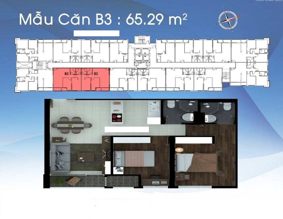 Thiết kế căn hộ B3