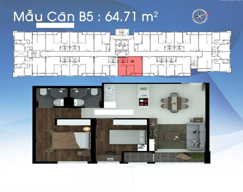 Thiết kế căn hộ B5