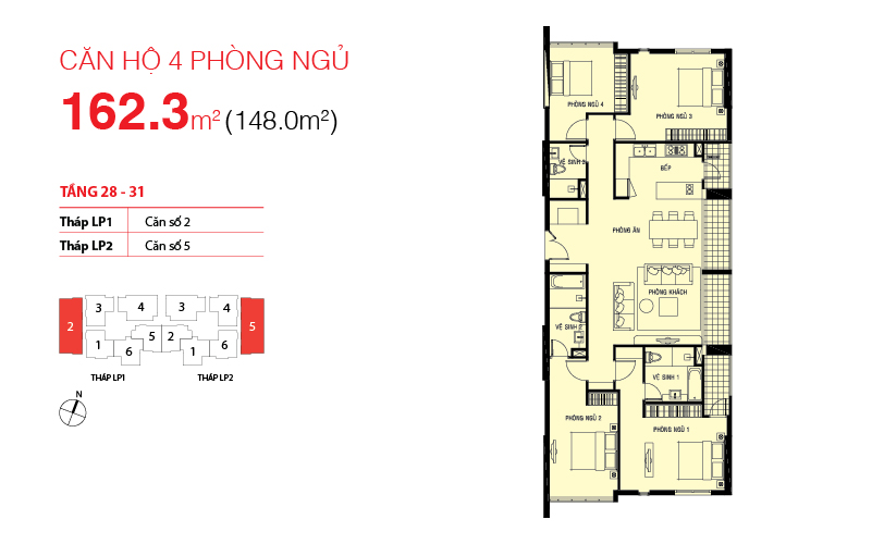 Thiết kế căn hộ 02-LP1, 05-LP2