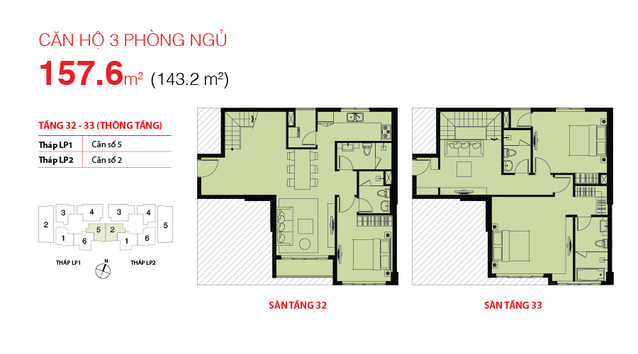 Thiết kế căn hộ 05-LP1, 02-LP2