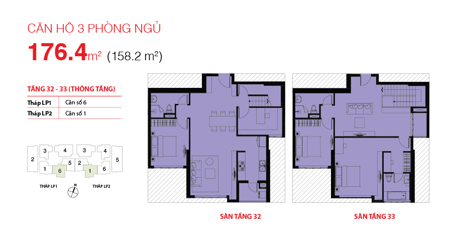 Thiết kế căn hộ 06-LP1, 01-LP2