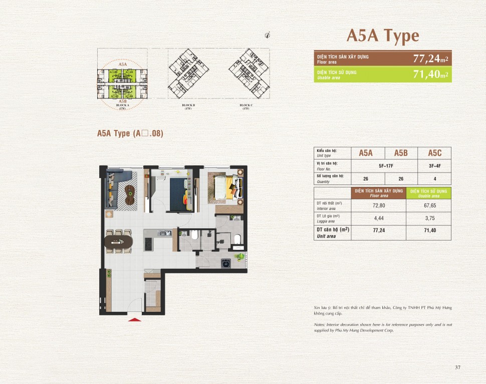 Thiết kế căn hộ A5