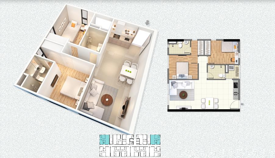 Thiết kế căn hộ B1