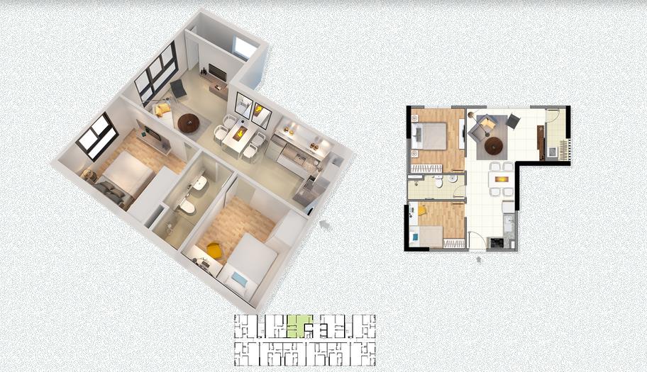 Thiết kế căn hộ C2