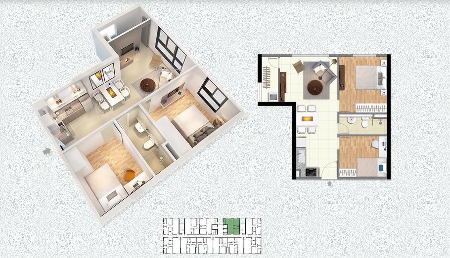 Thiết kế căn hộ C4