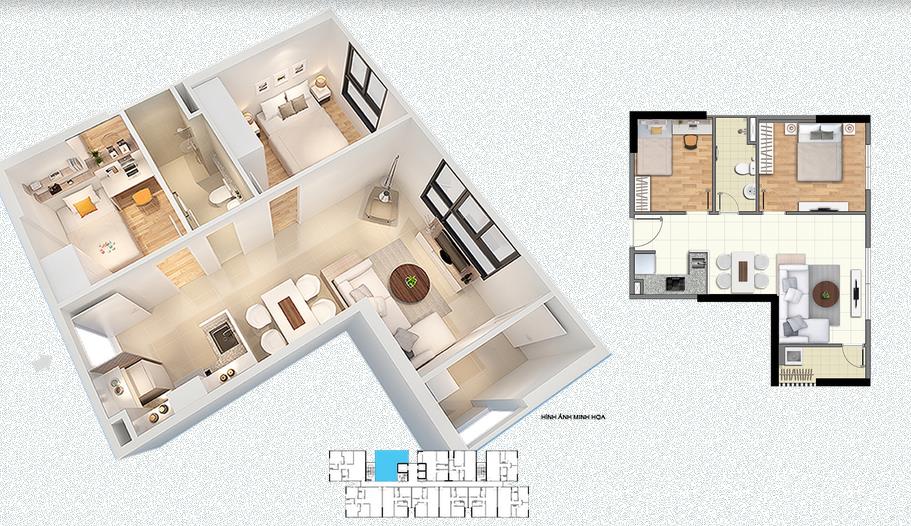 Thiết kế căn hộ C3