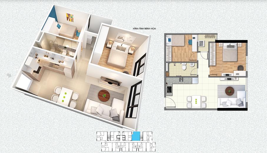 Thiết kế căn hộ C2