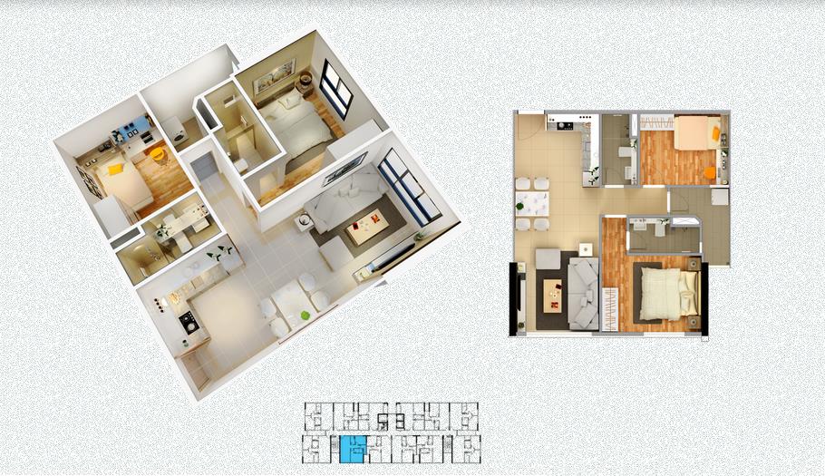 Thiết kế căn hộ B