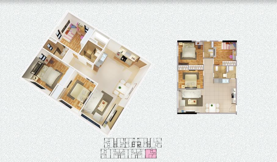 Thiết kế căn hộ A1