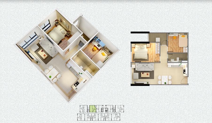 Thiết kế căn hộ C2