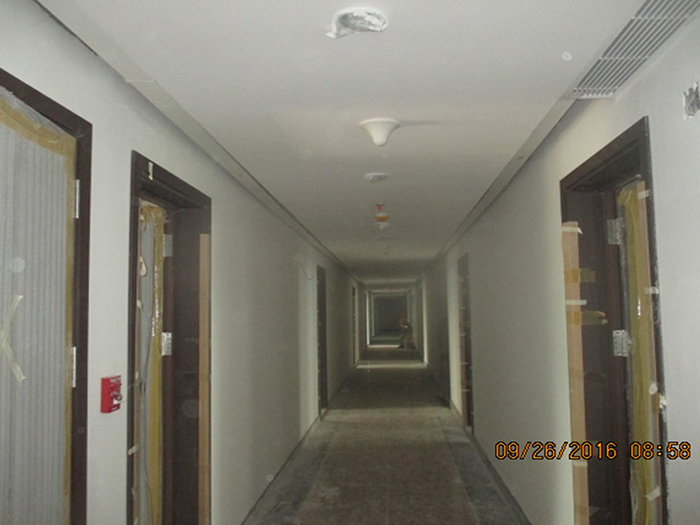 Công tác hoàn thiện tầng 09