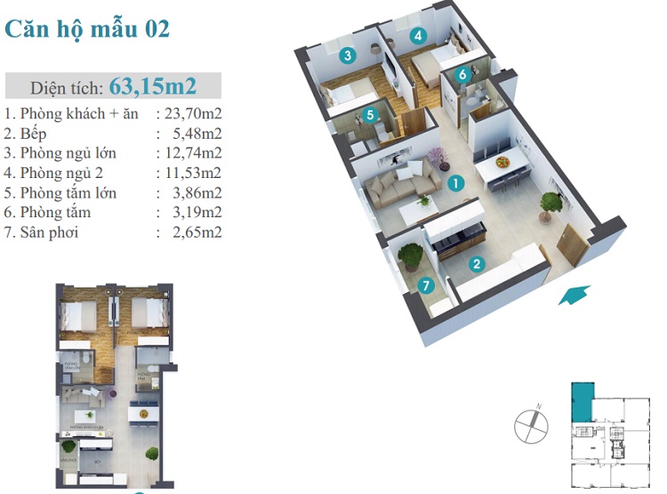 Thiết kế căn hộ 02