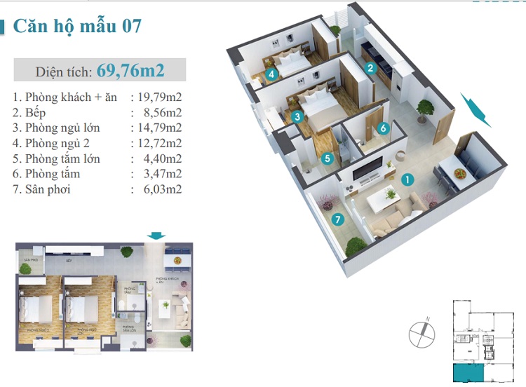 Thiết kế căn hộ 07