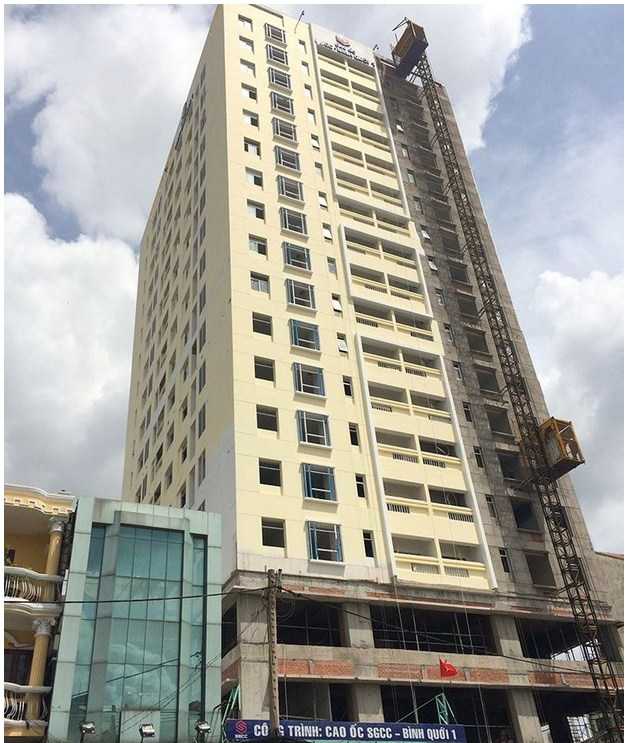 Dự án đang hoàn thiện phần thô