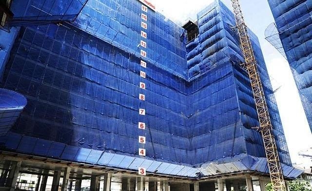 Đang hoàn thiện phần thân Block B