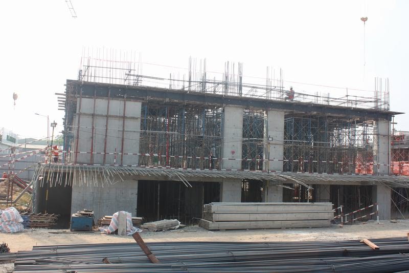 Hiện tại Fortune Apartment đang hoàn thiện phần cọc móng và chuẩn bị lên tầng 1.
