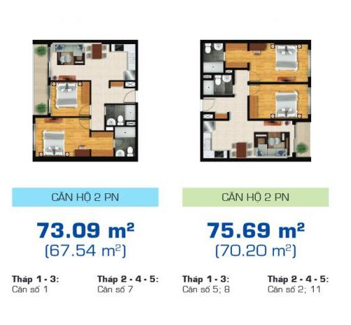 Thiết kế căn hộ 05, 08 - 02, 11